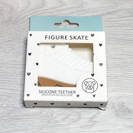 NOUVEAU - Anneau de dentition en silicone Cay and Co en forme de patin artistique