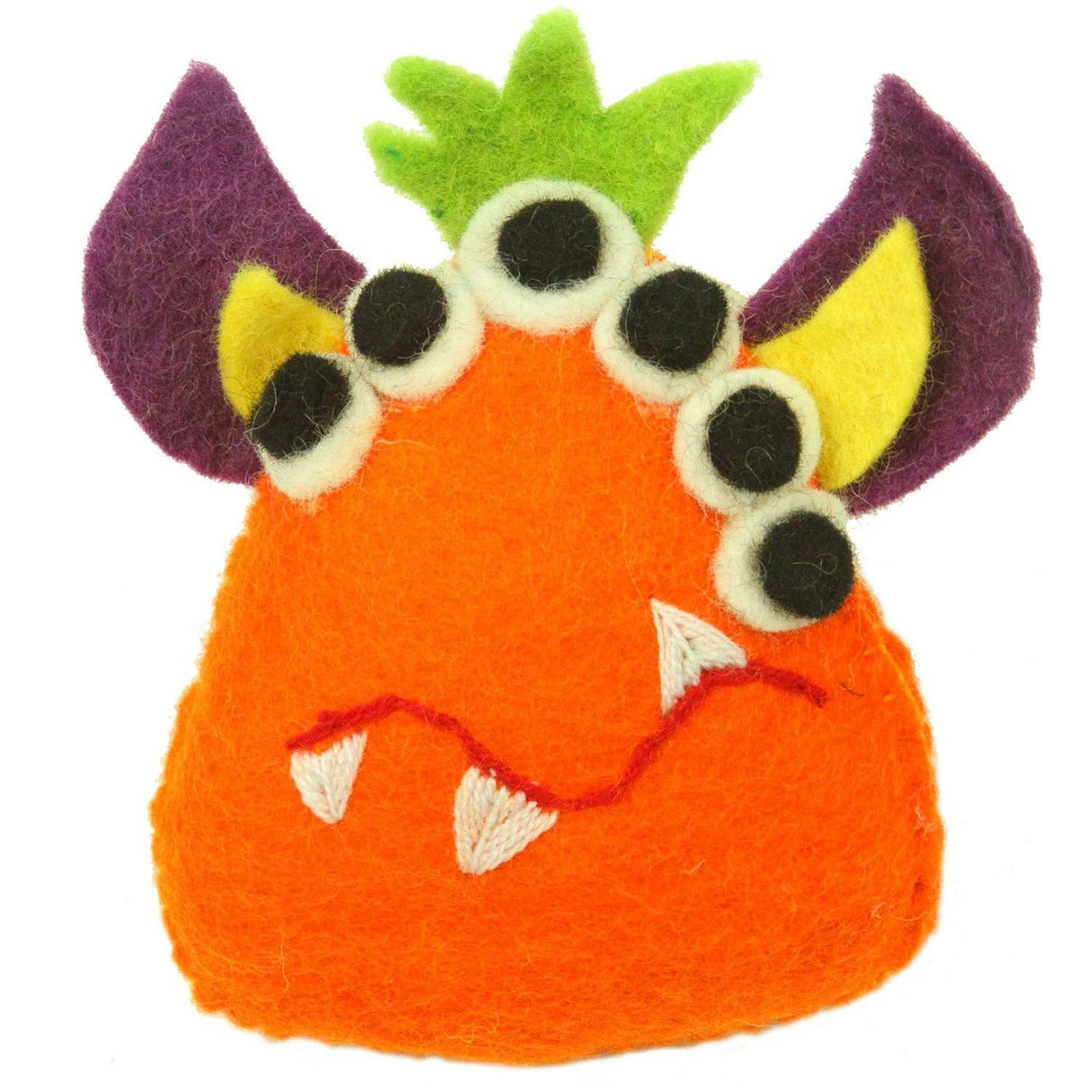 NEW (Retail) - Orange Felt Monster - Tooth Fairy Pillow