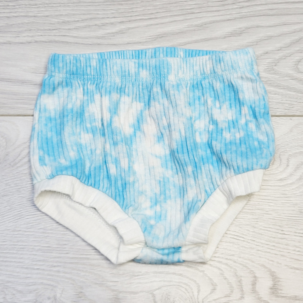 CHOL1 - Cat and Jack blue tie dye style bloomers, size 0-3 months