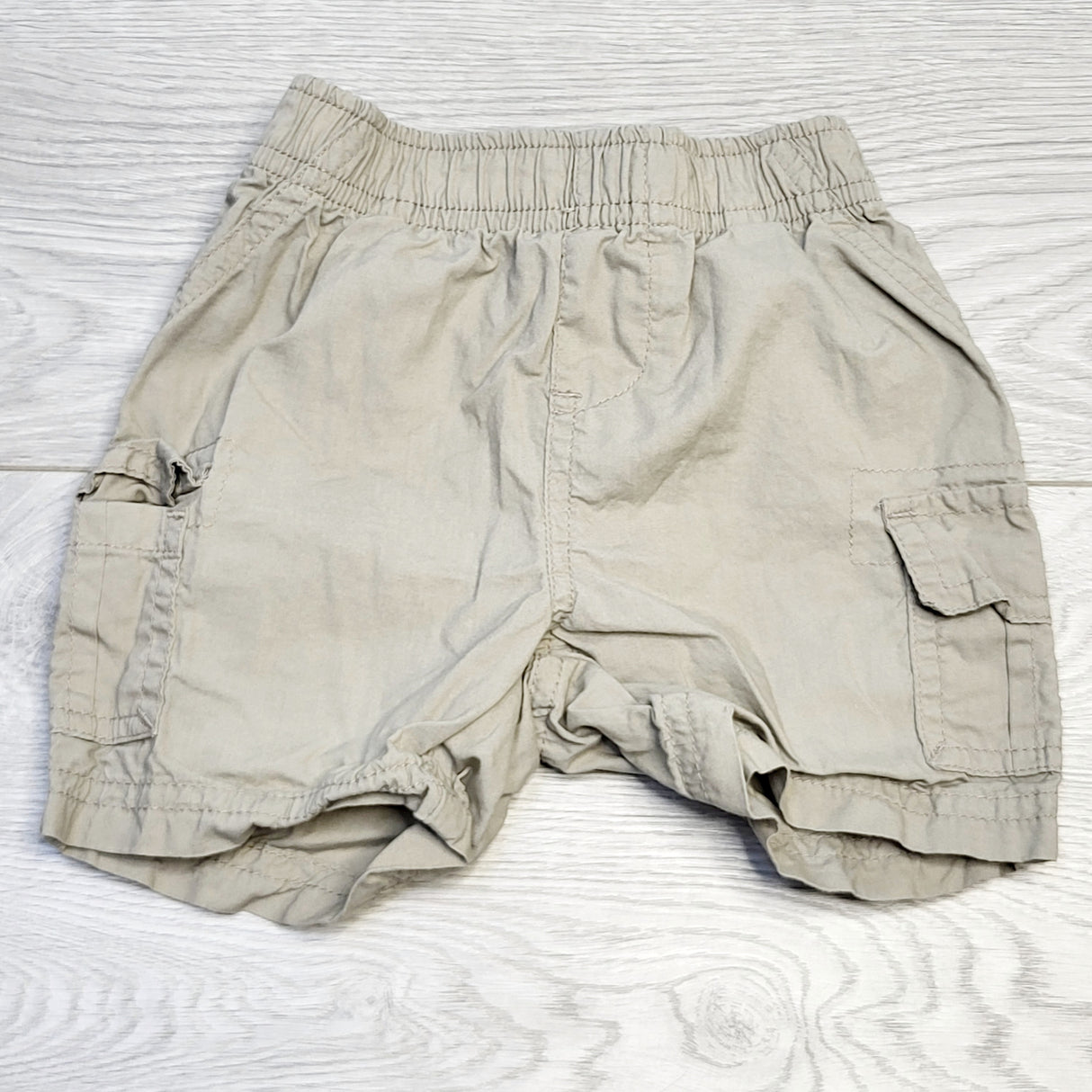 CHOL1 - George khaki cargo shorts, size 3-6 months