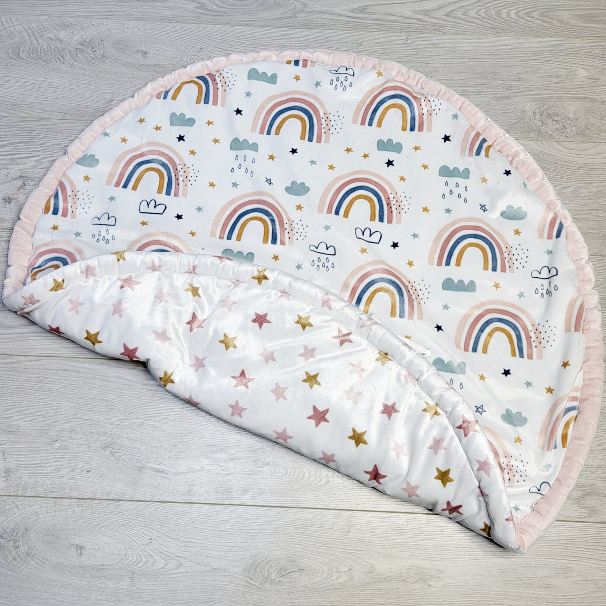COWN1 - Minky reversible tummy time / play mat /rug