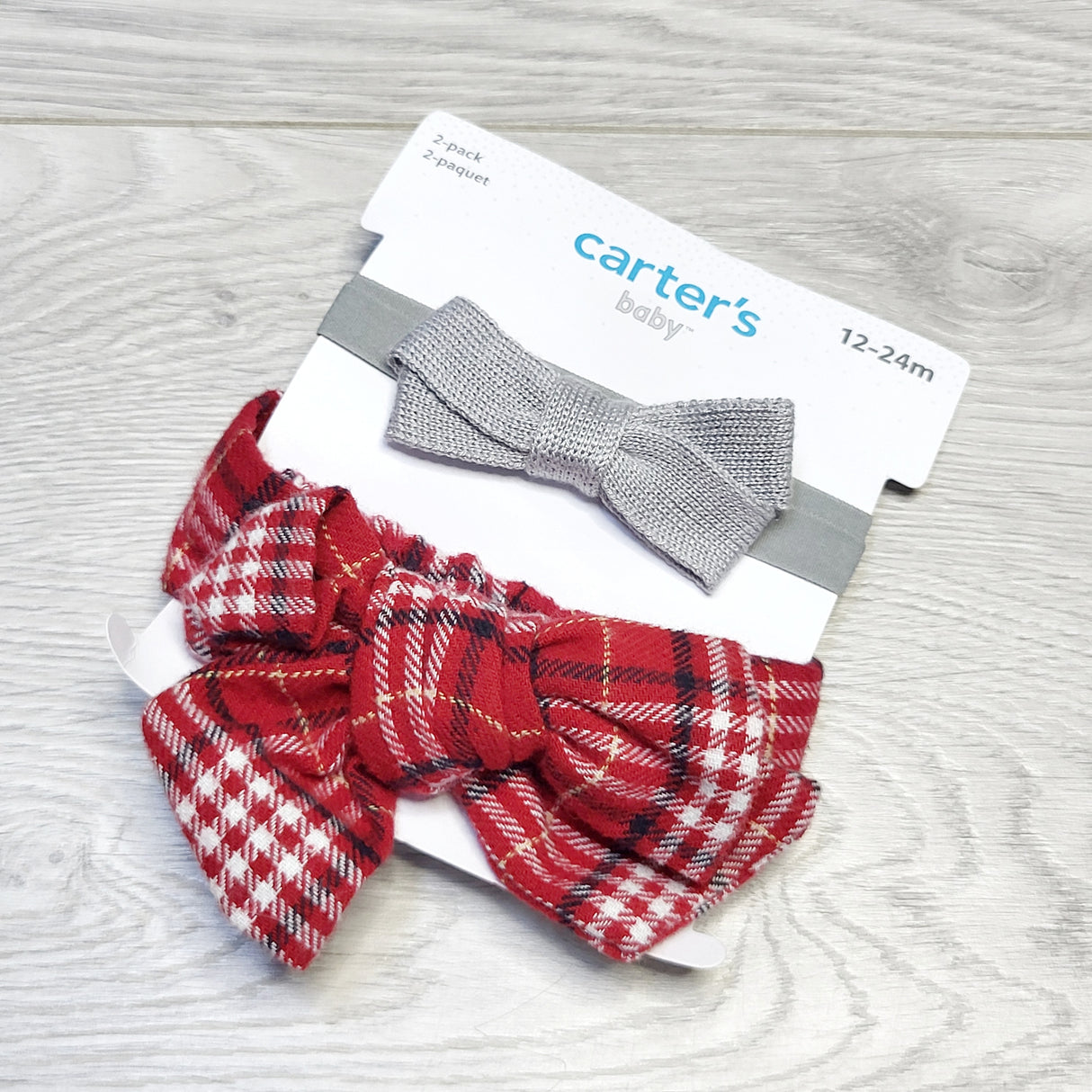COWN - NEW - Carters 2-pack headwraps. 12-24 months