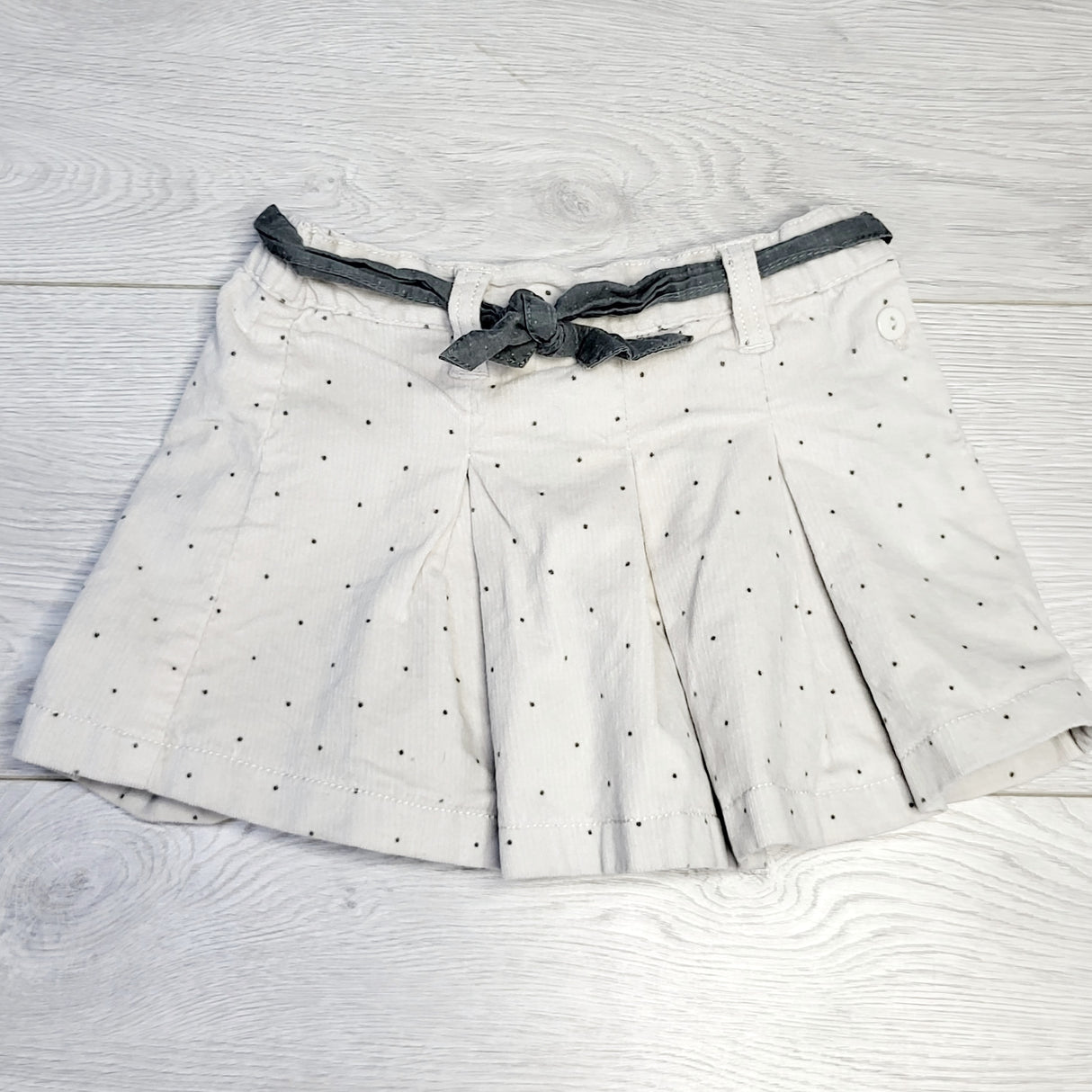 GDM1 - Osan pleated polka dot skirt, size 24 months
