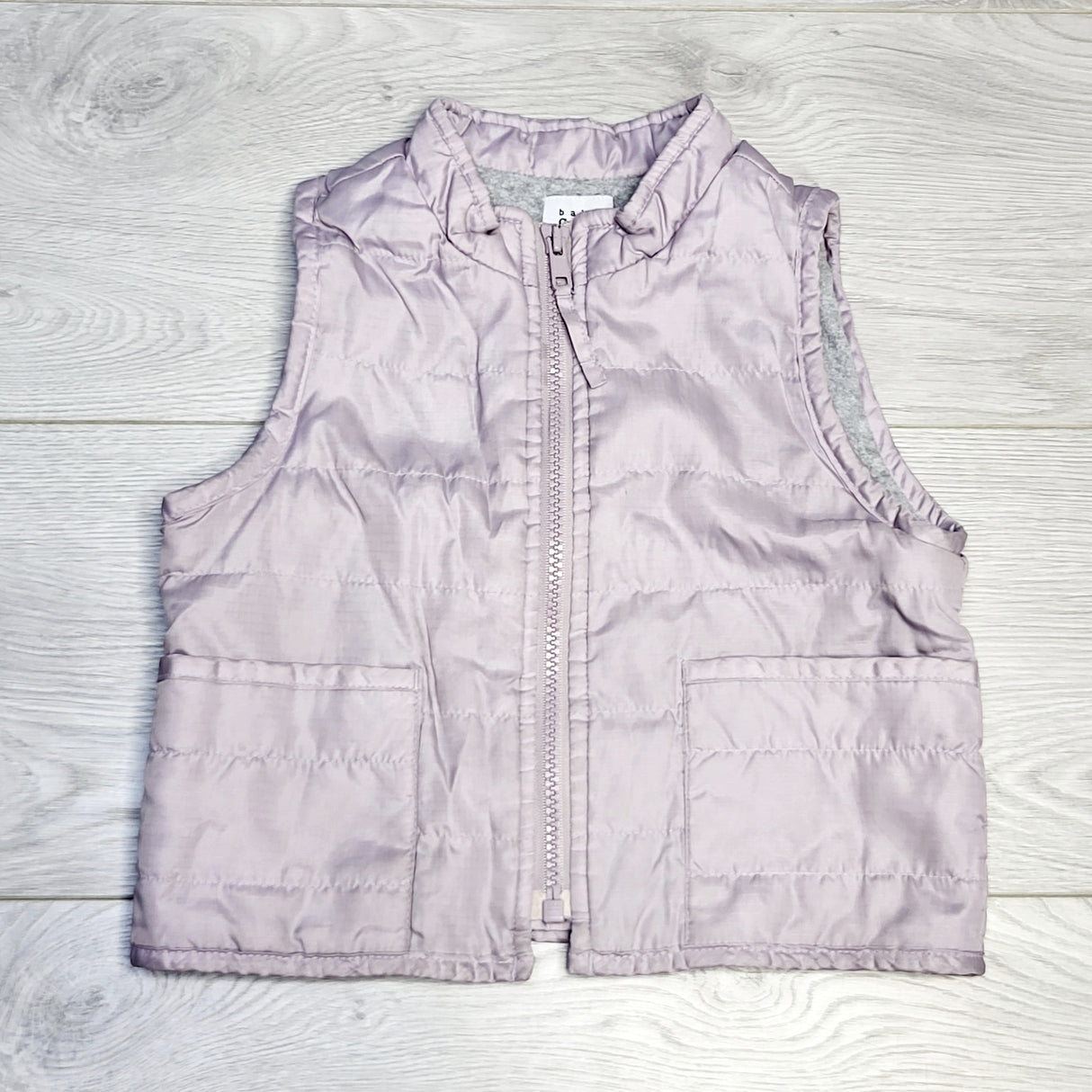 GDM1 - Gap purple fleece lined veat, 18-24 months