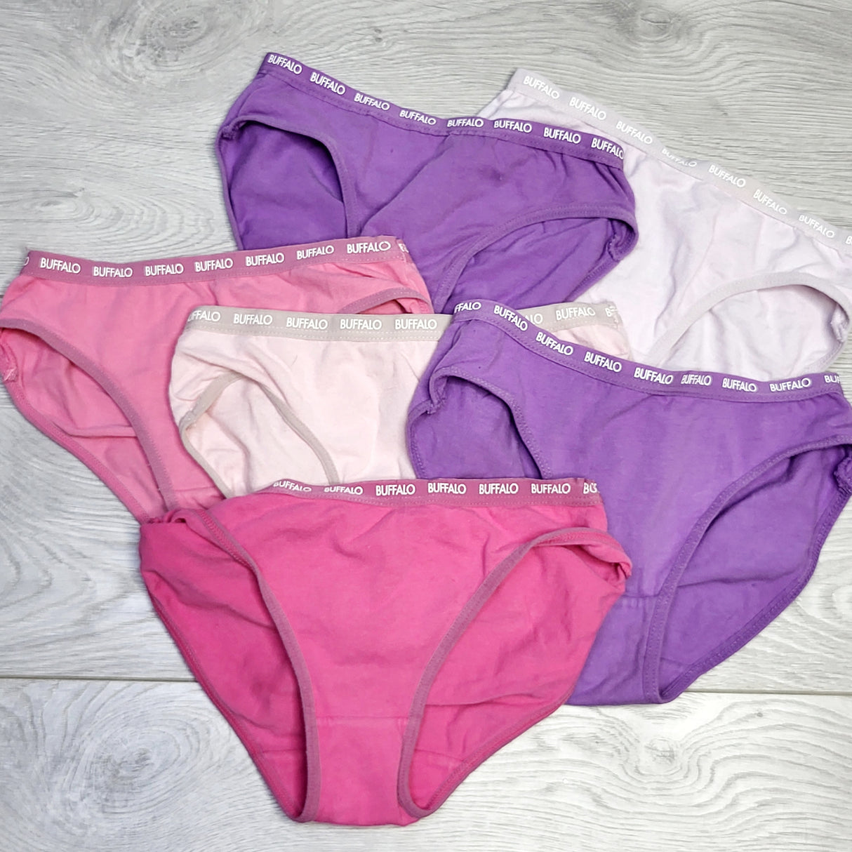 SPLT2 - Buffalo 6pc underwear, size 6/7