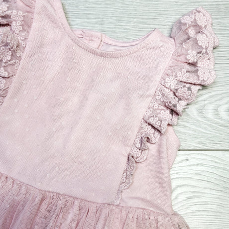 SPLT2 - George pink tulle special occasion dress, size 3T