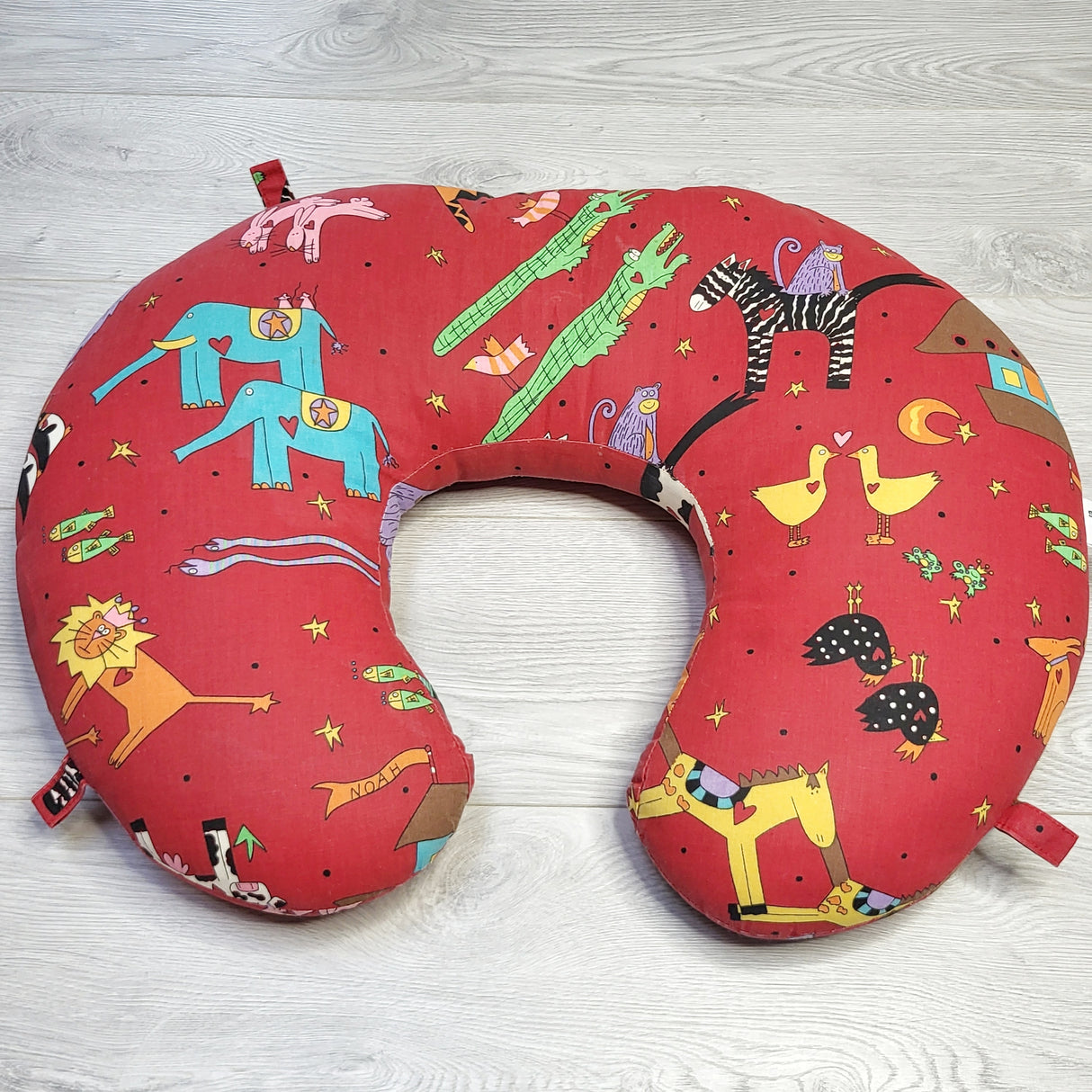 MSNDS1 - Red nursing pillow. Local pick up or delivery