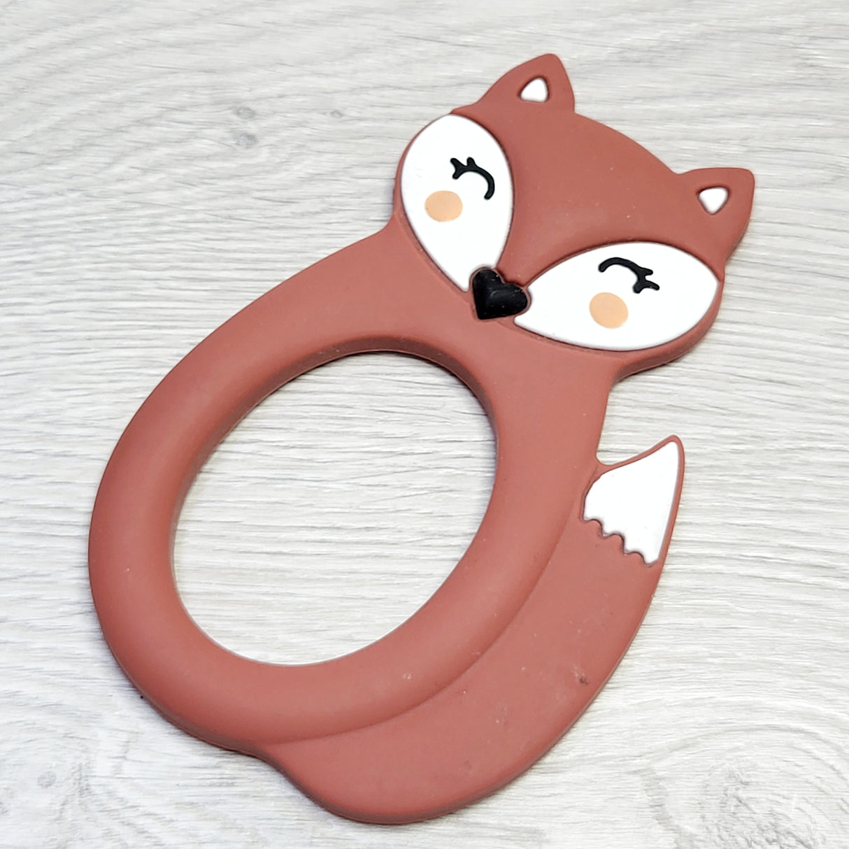 MSNDS2 - Little Cheeks silicone fox teether toy