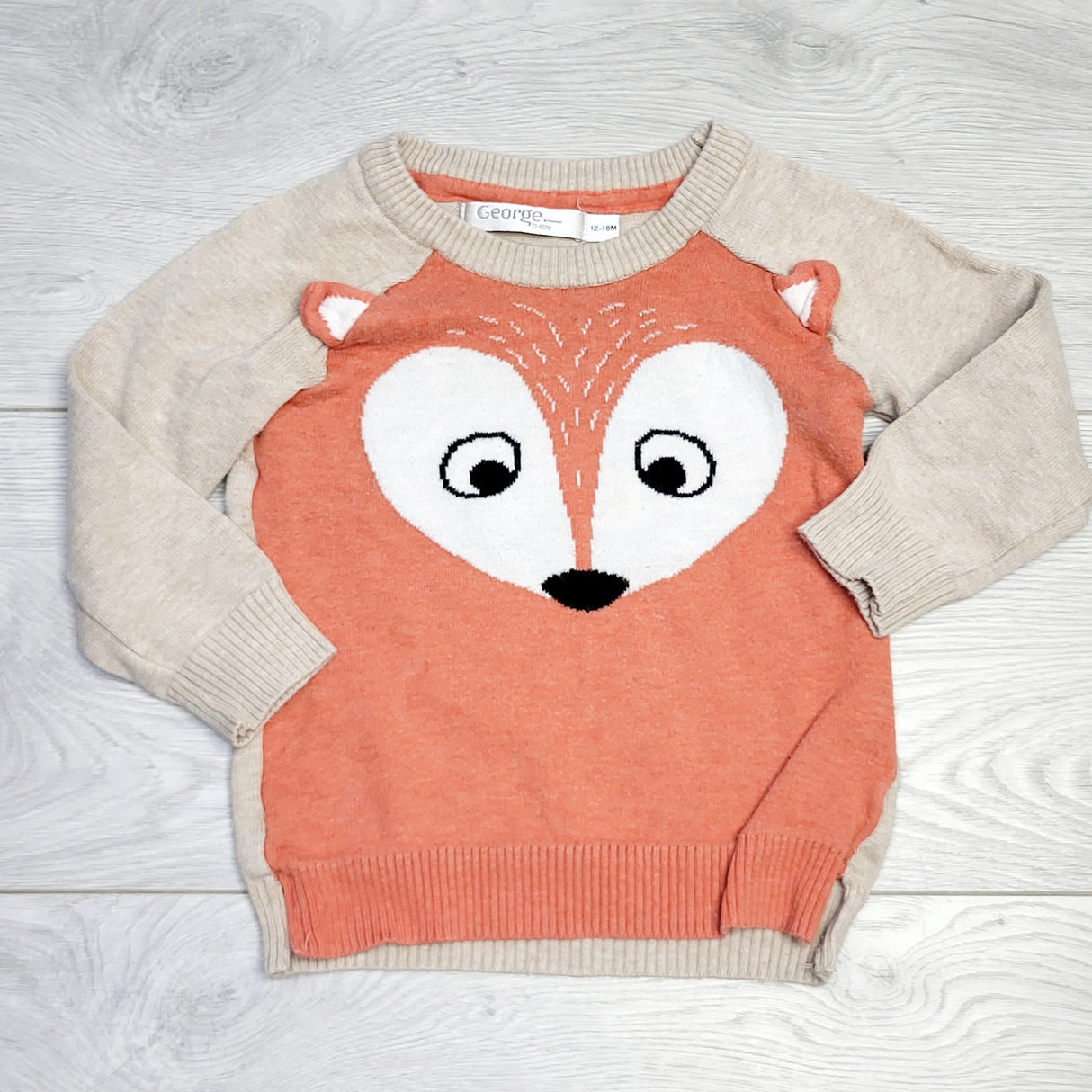 RZA2 - George fox sweater. Size 12-18 months
