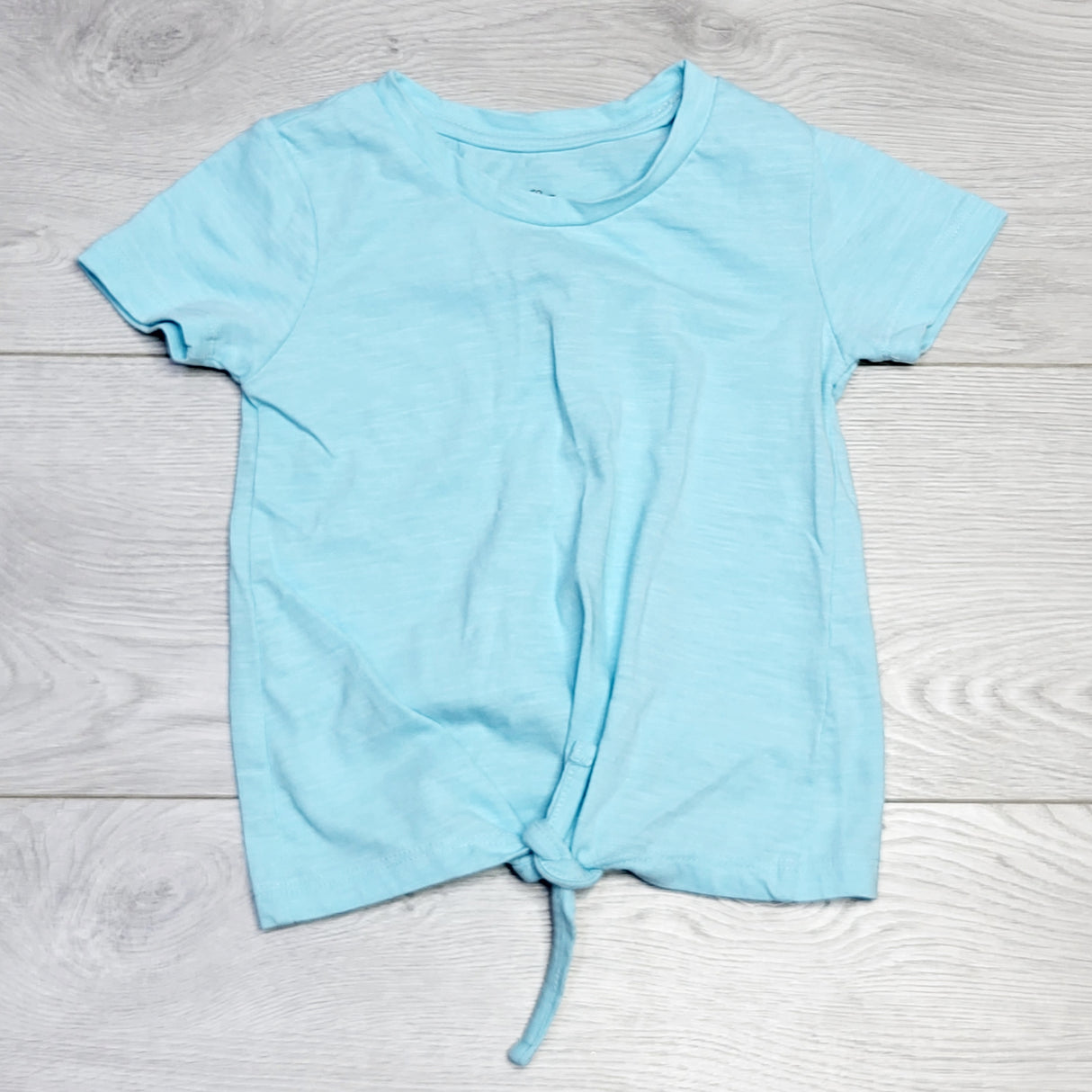 RZA2 - George blue knotted t-shirt. Size 4/5T