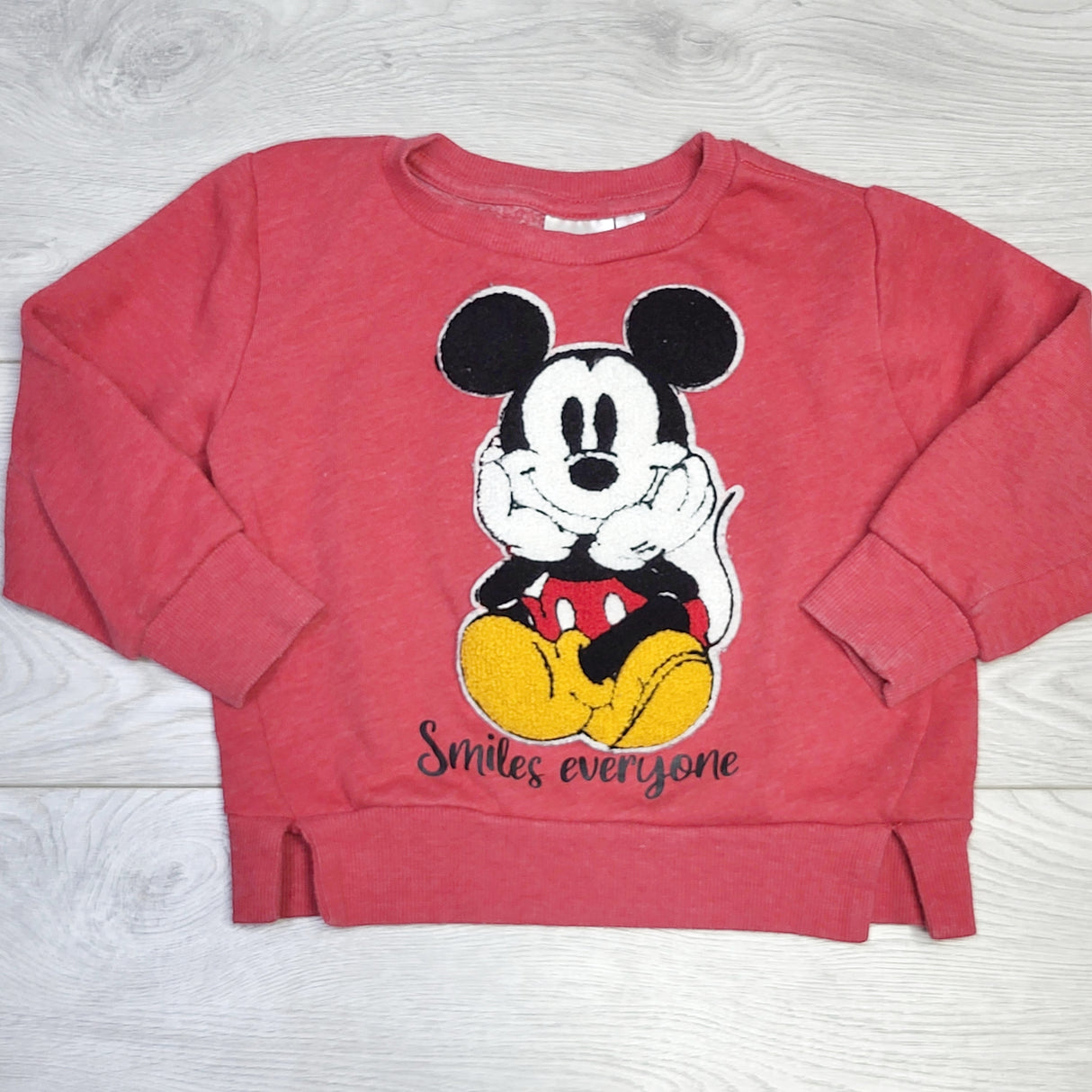 CRTH1 - Disney Junior red Mickey Mouse sweatshirt. Size 3T