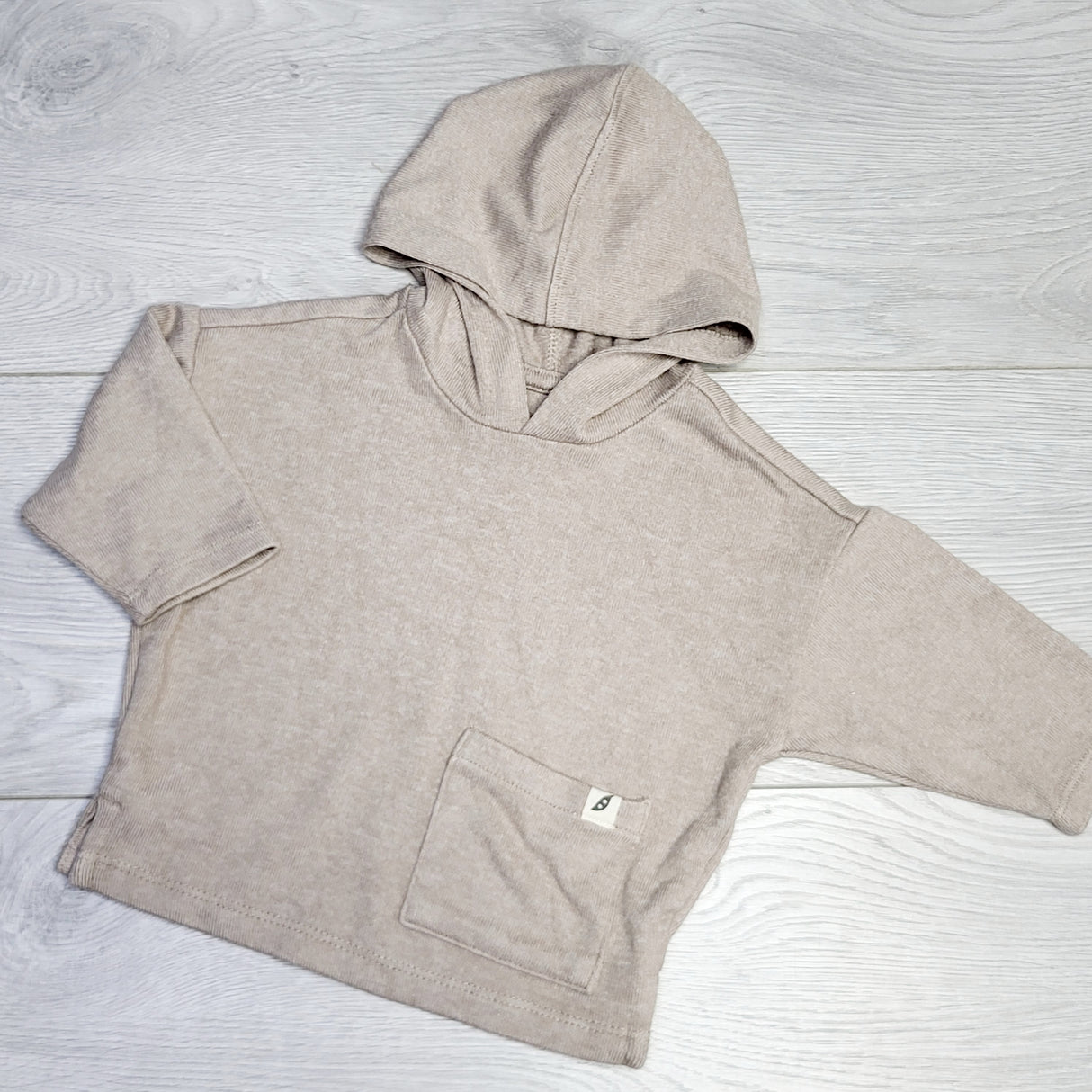 CRTH1 - Easy Peasy rayon blend hoodie. Size 0-3 months
