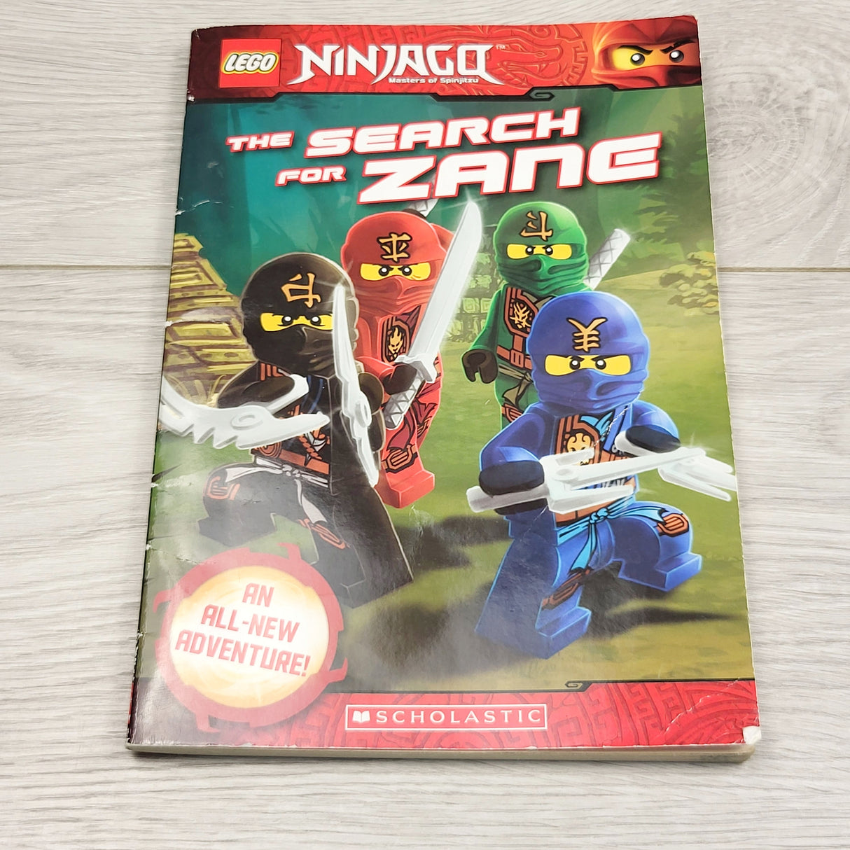 LPXT2 - The Search for Zane. Soft cover LEGO Ninjago book