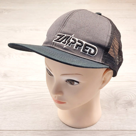 JJSS44 - Zapped Outfitters reflective snapback cap. One size fits all (older kids)