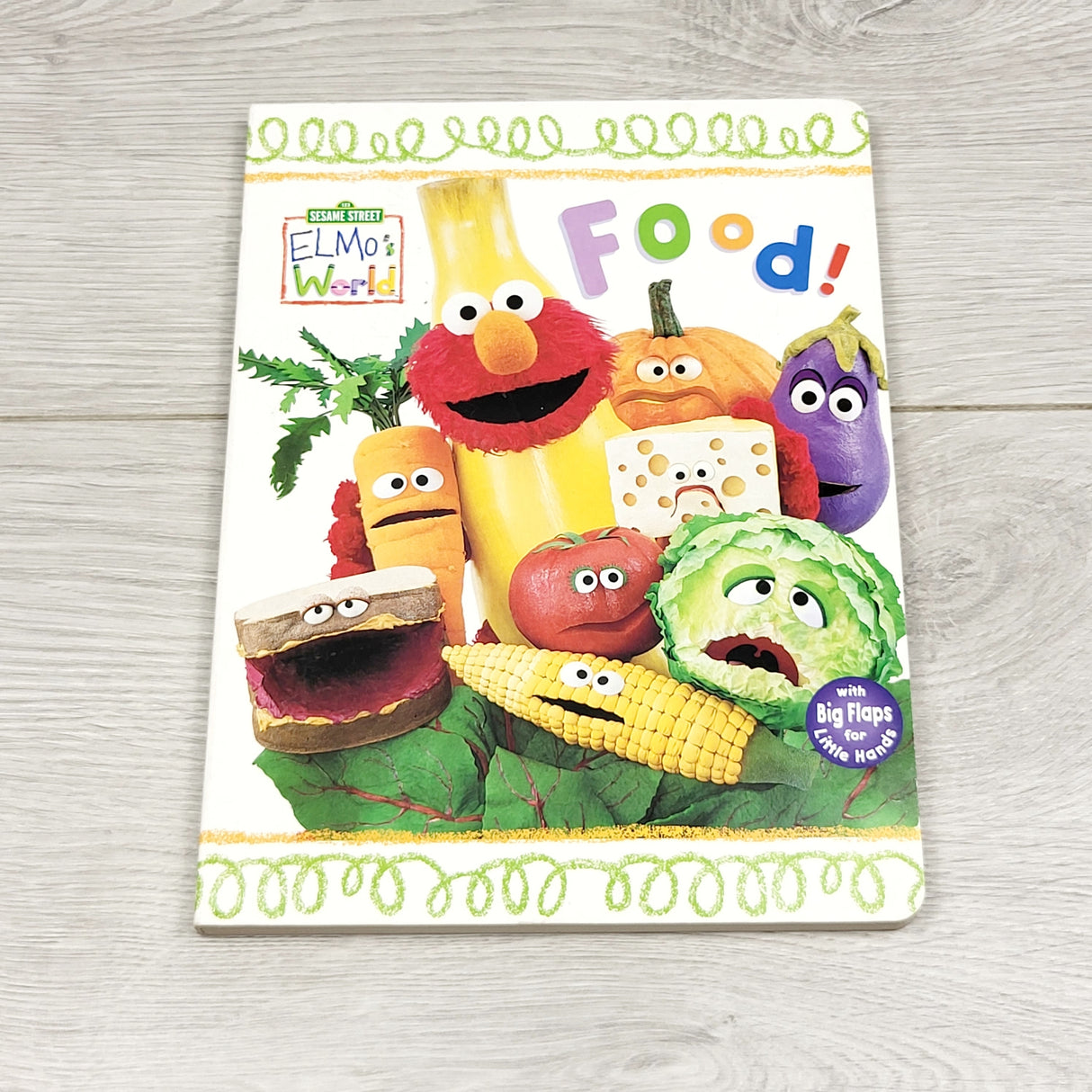 KBRD1 - Food! Sesame Street Elmo's World board book