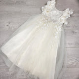 THJN1 - Just Couture ivory special occasion dress. Size 3T