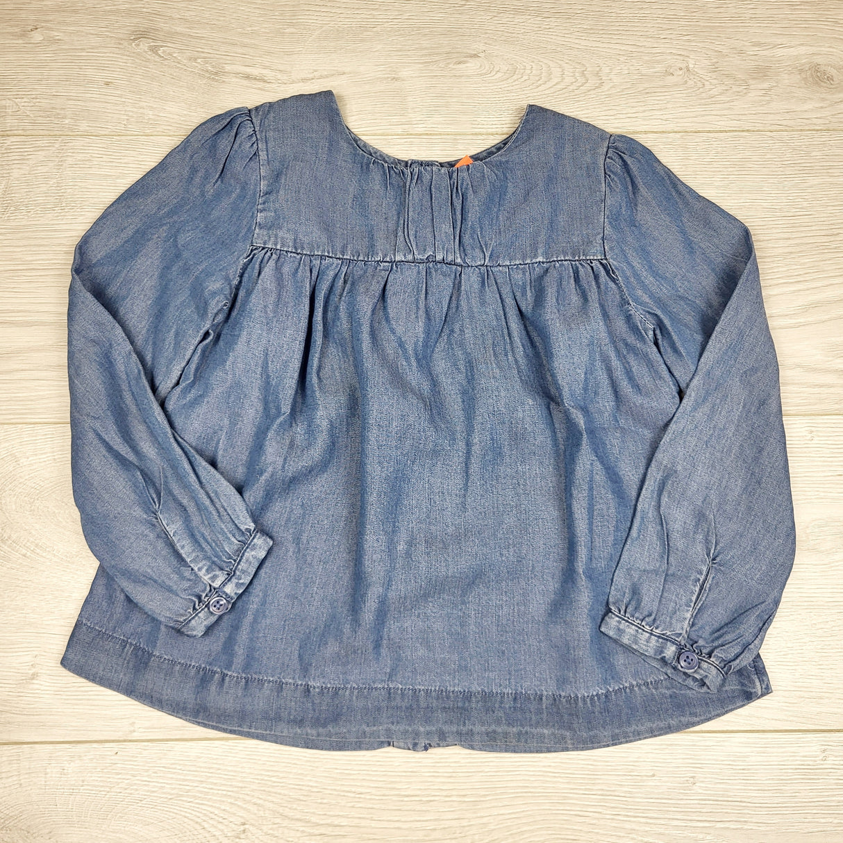 LBYL1 - Joe denim look rayon top. Size 3T