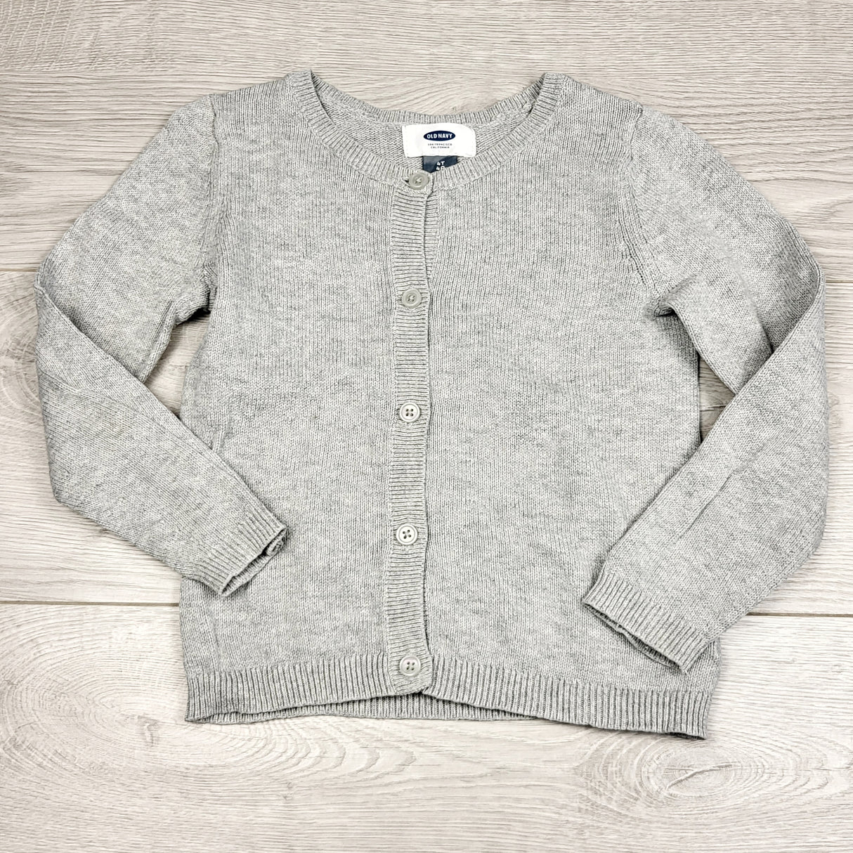 LBYL1 - Carters grey cardigan sweater. Size 4T