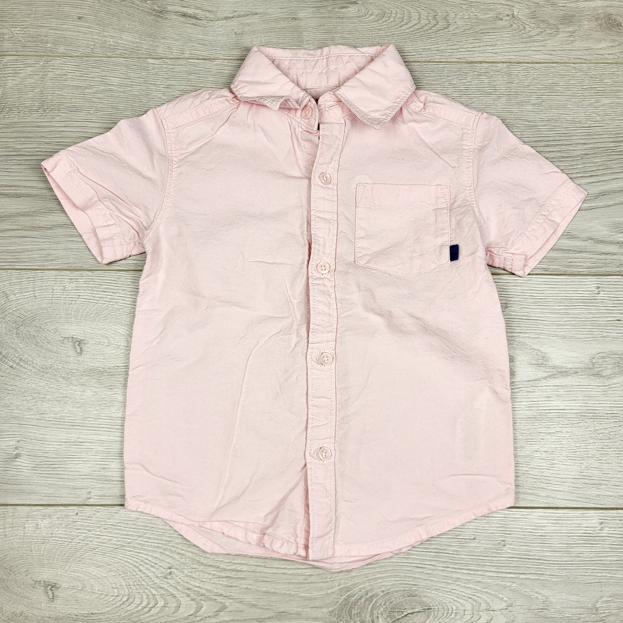 RBEN1 - Child of Mine pink button down shirt. Size 2T