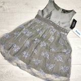 LBYL2 - NEW - Newberry grey special occasion dress. Size 3T