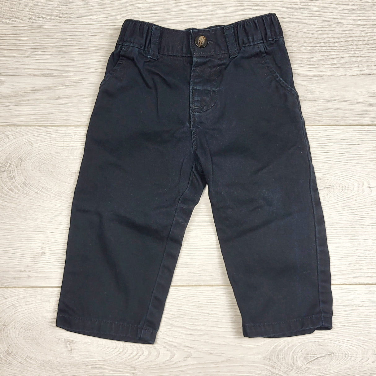 RBEN2 - Carters black chino style pants. Size 9 months