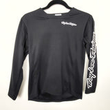 KDLV1 - Troy Lee Designs black Mono Jersey shirt. Size large