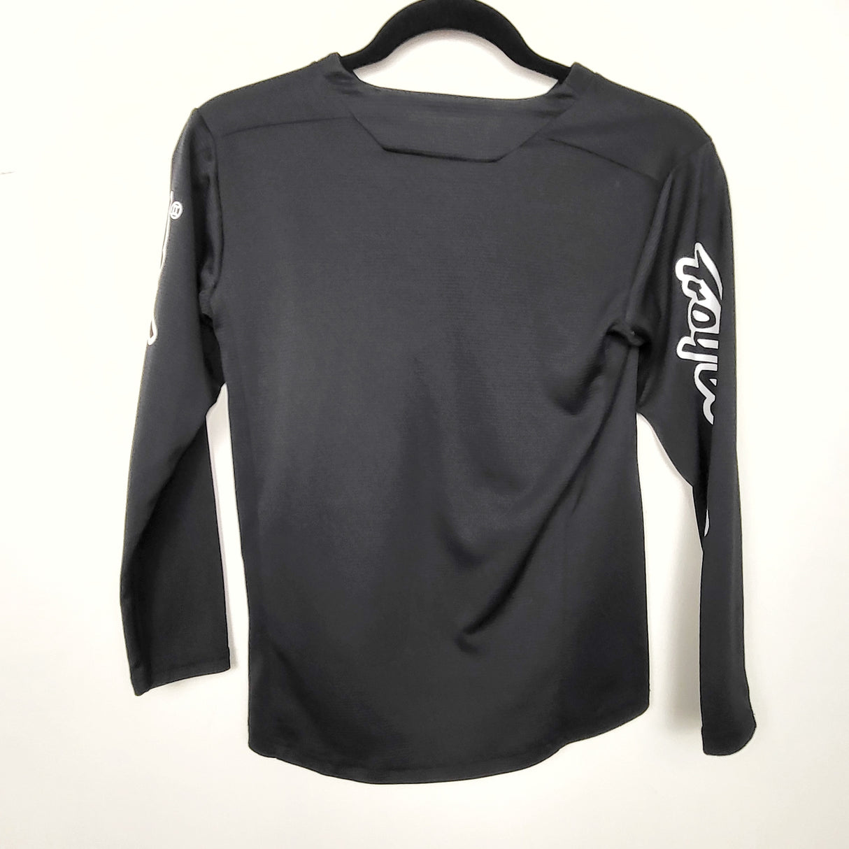 KDLV1 - Troy Lee Designs black Mono Jersey shirt. Size large