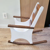 DMLS1 - Kid's wooden rocking chair. Local pick up or delivery only