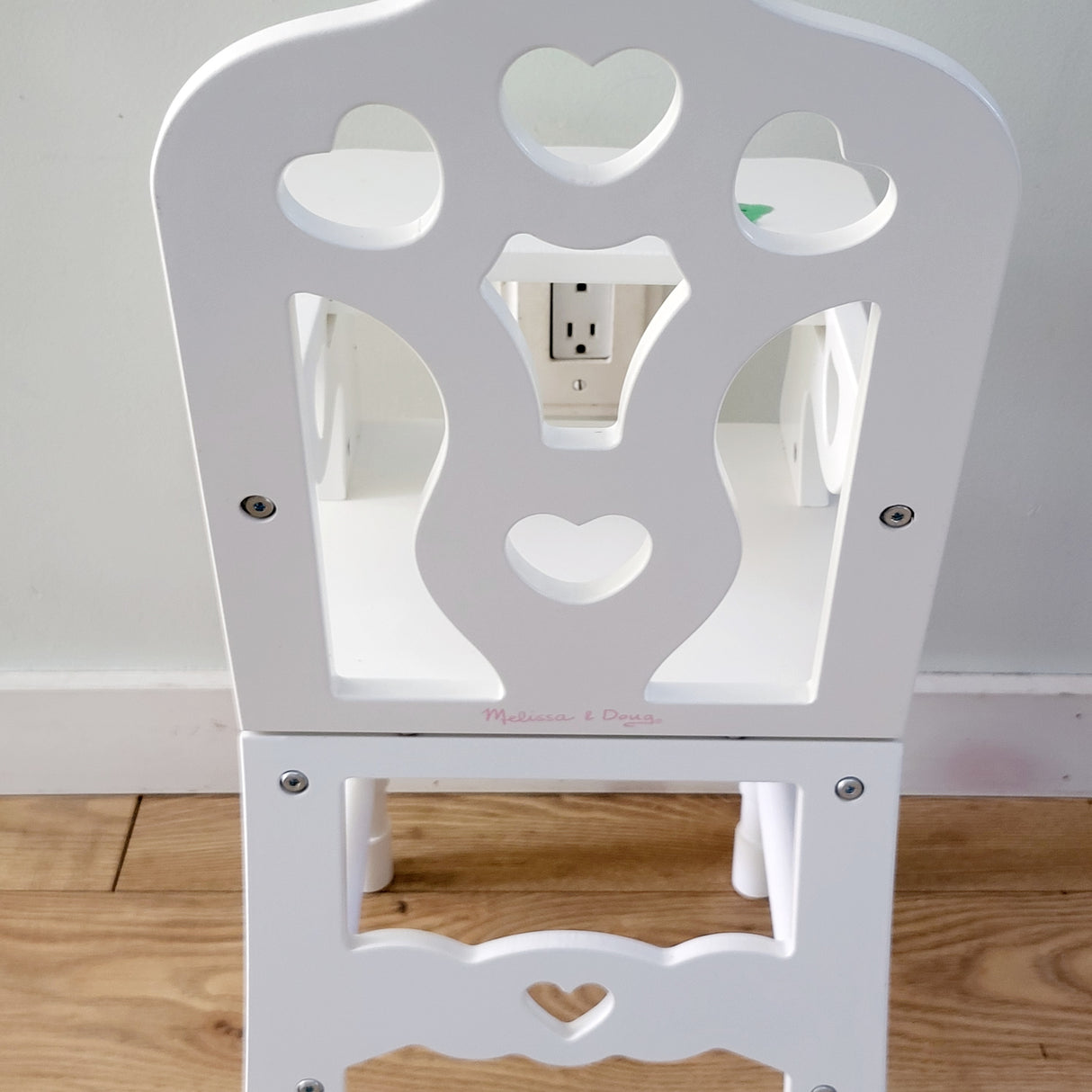 DMLS1 - Melissa & Doug Wooden Doll High Chair. Local pick up or delivery only