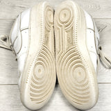 SHYS1 - Nike white Air Force 1 shoes. Youth size 6