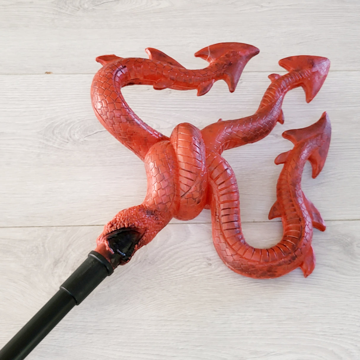 PS01 - Serpent style plastic Halloween trident. Local pick up or deliver only