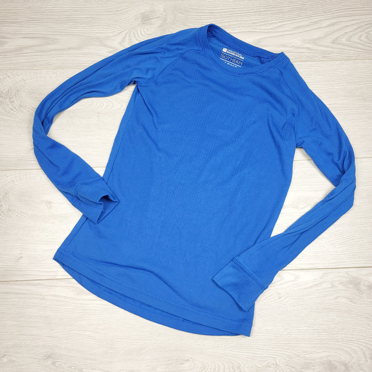 MHL2 - Mountain Warehouse blue Isotherm base layer top. Size 9/10