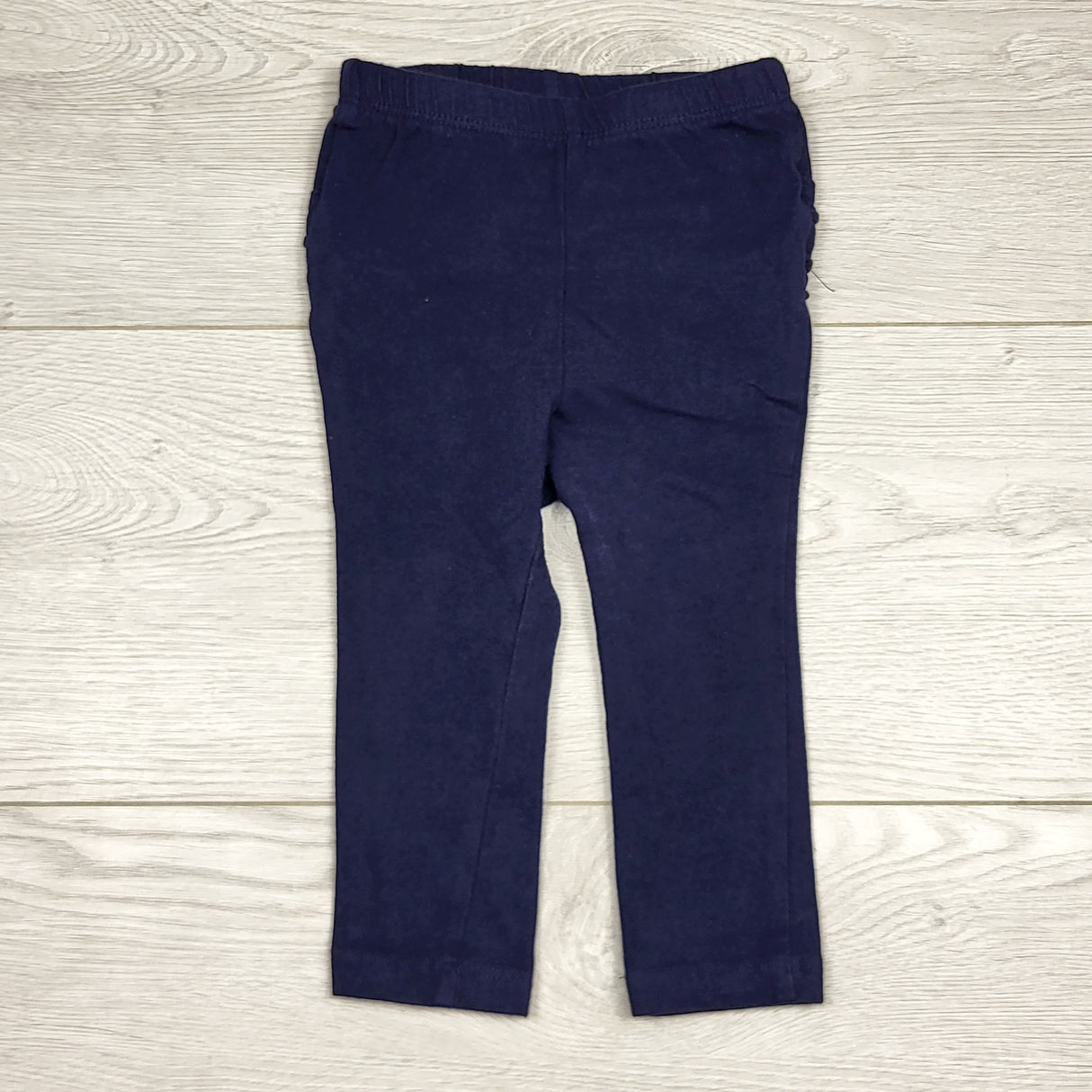 MBLK1 - Old Navy navy leggings with ruffle bum. Size 12-18 months