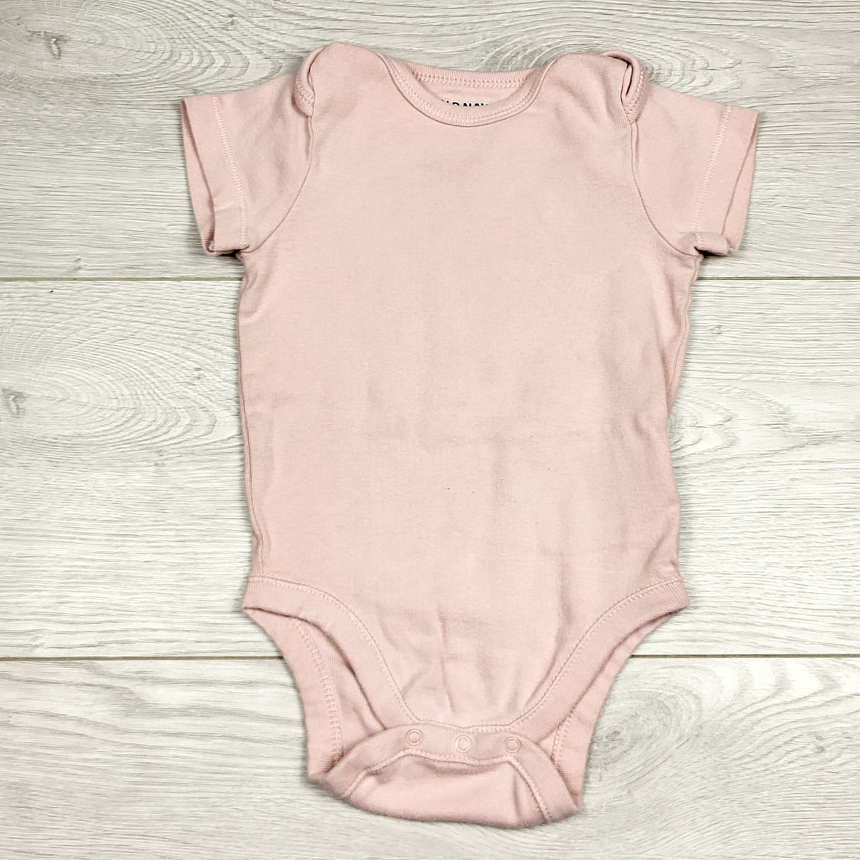 MBLK1 - Old Navy pink bodysuit. Size 6-12 months