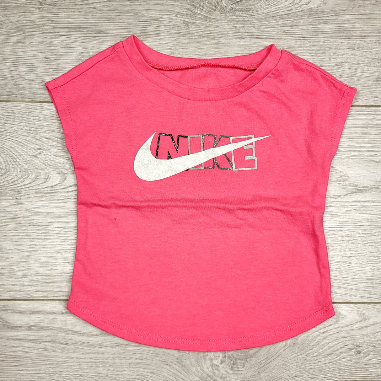 MBLK1 - Pink Nike t-shirt. Size 12 months