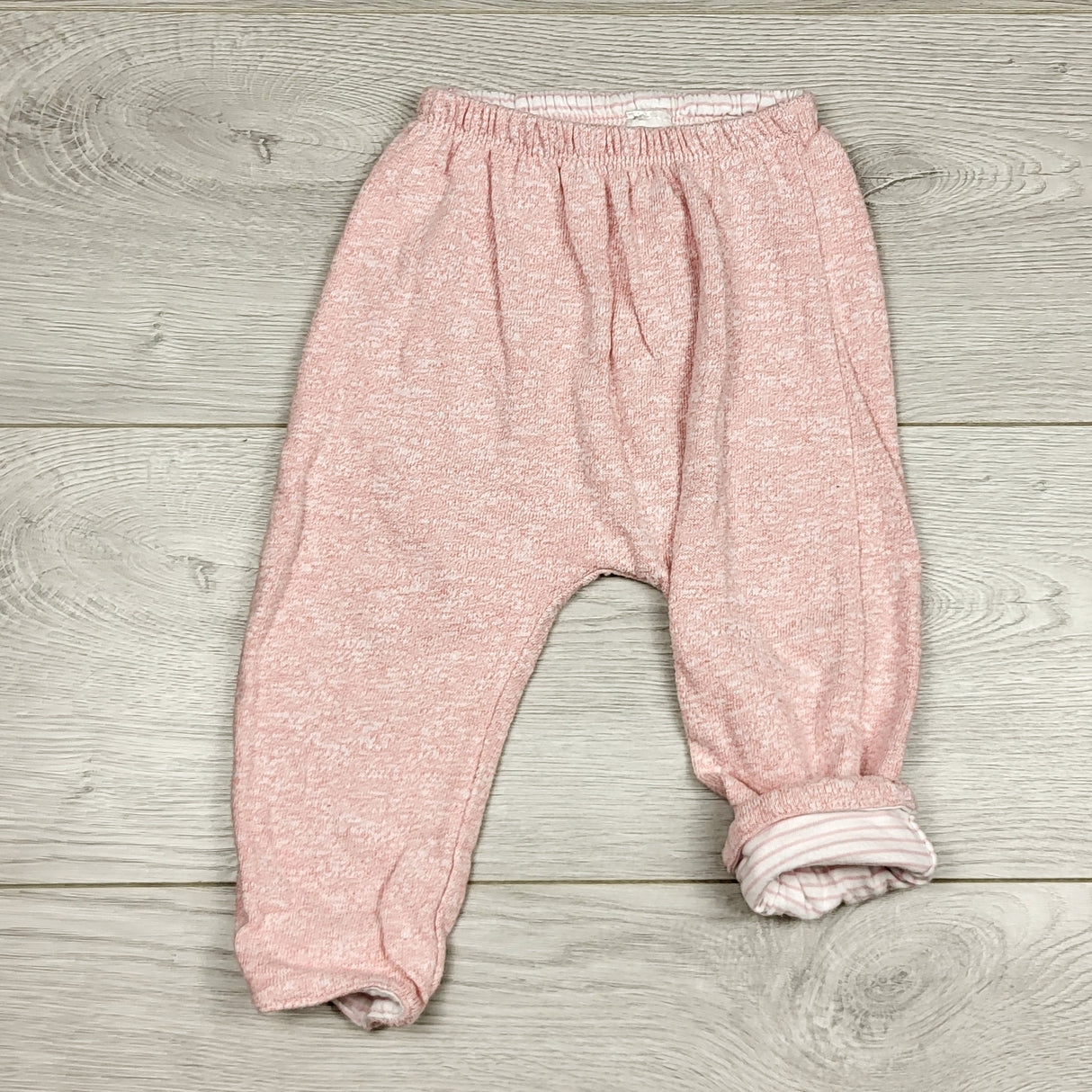 JFLM2 - Gap pink reversible pants. Approx 12 months