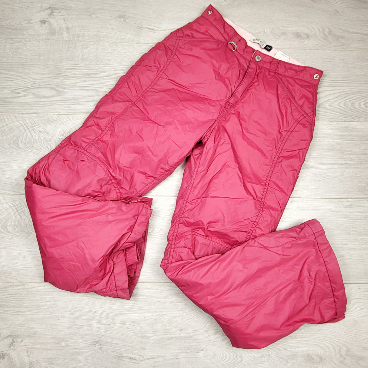 SPLT2 - Gap pink fleece lined snow pants. Size 12