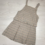 SHYS3 - NEW - Zara houndstooth patterned pinafore dress. Size 13/14