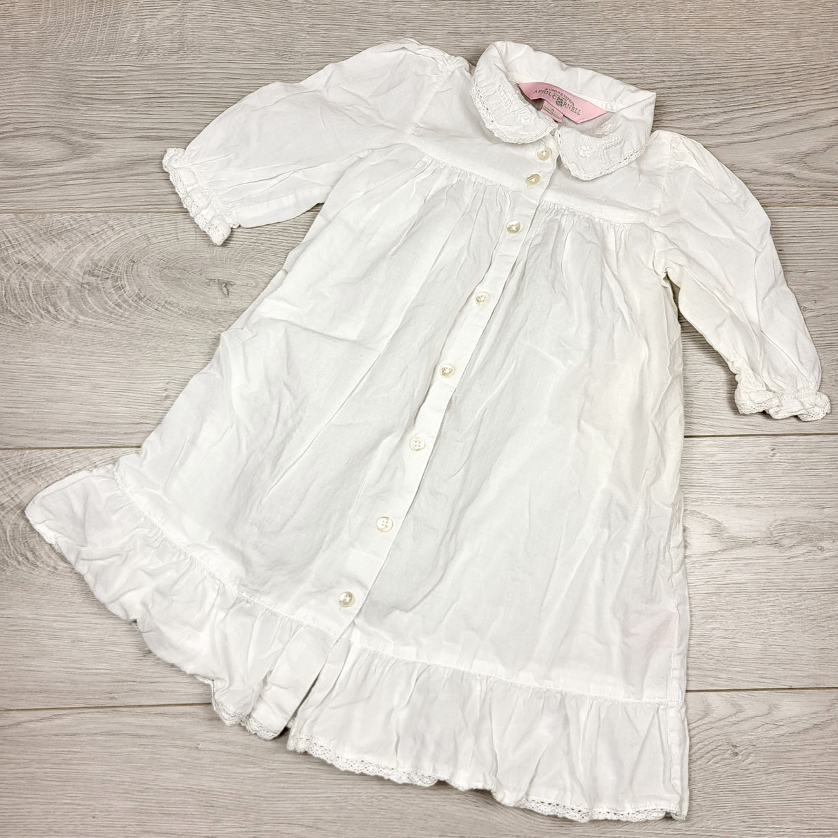 MBLK2 - April Cornell white cotton dress. Size 2T