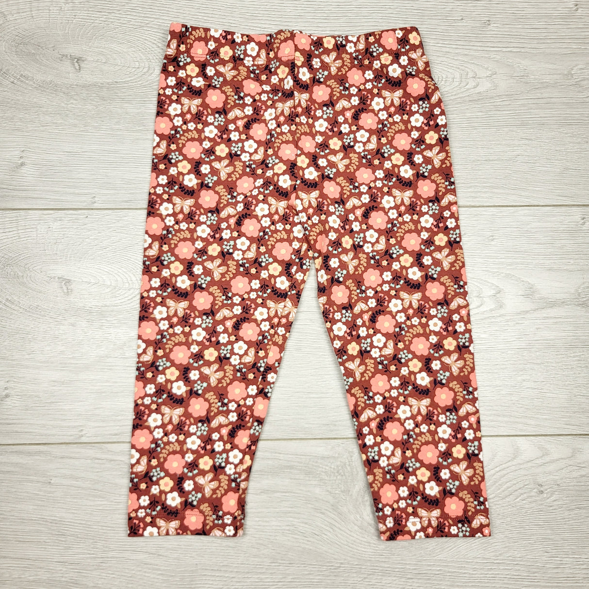 MBLK2 - George floral print leggings. Size 18-24 months