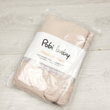 MBLK22 - NEW - PobiBaby pink-beige fitted crib sheet