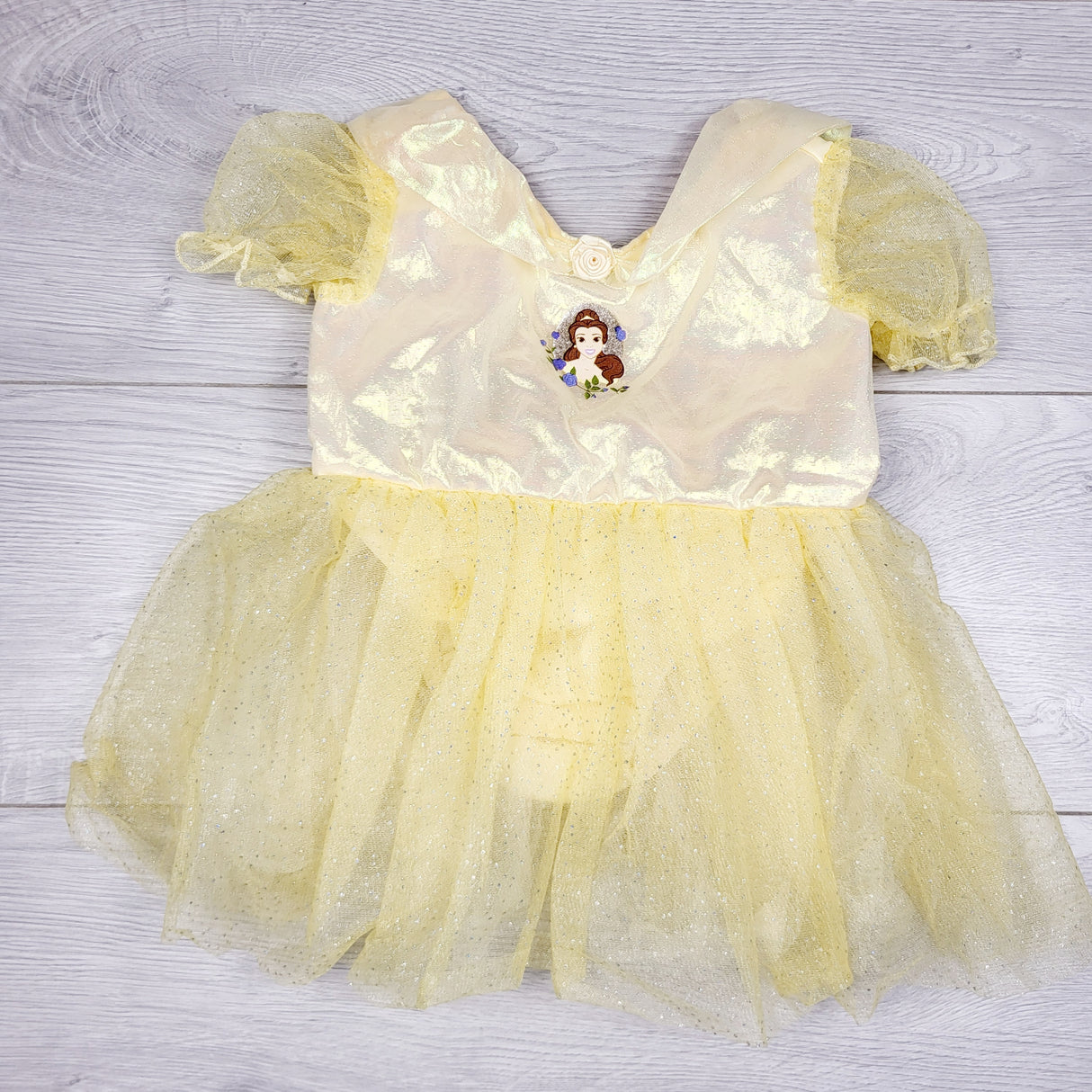 AWAT1 - Disney Belle dress with attached bodysuit. Size 12 months