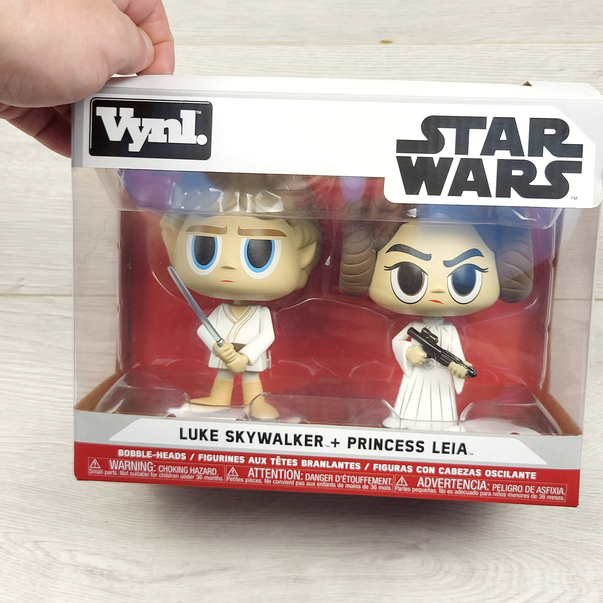 MIRE5 - NEW - Funko Vynl: Star Wars - Princess Leia & Luke Skywalker set