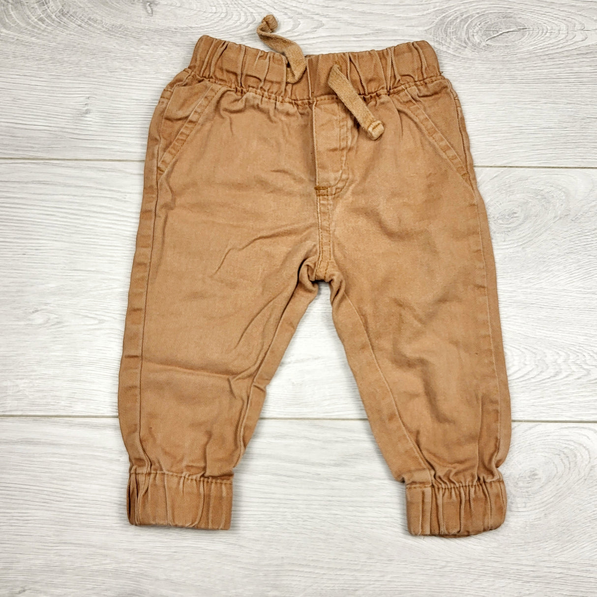 ECRS1 - Ben Sherman tan joggers. Size 6-9 months