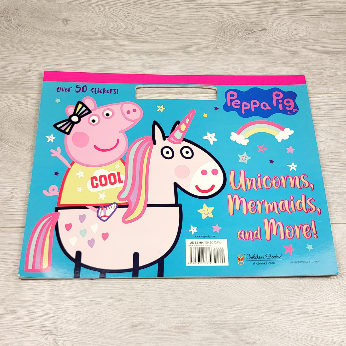 BNG4 - NEW - Peppa Pig Unicorns, Mermaids and More sticker book.  Local pick up or delivery only