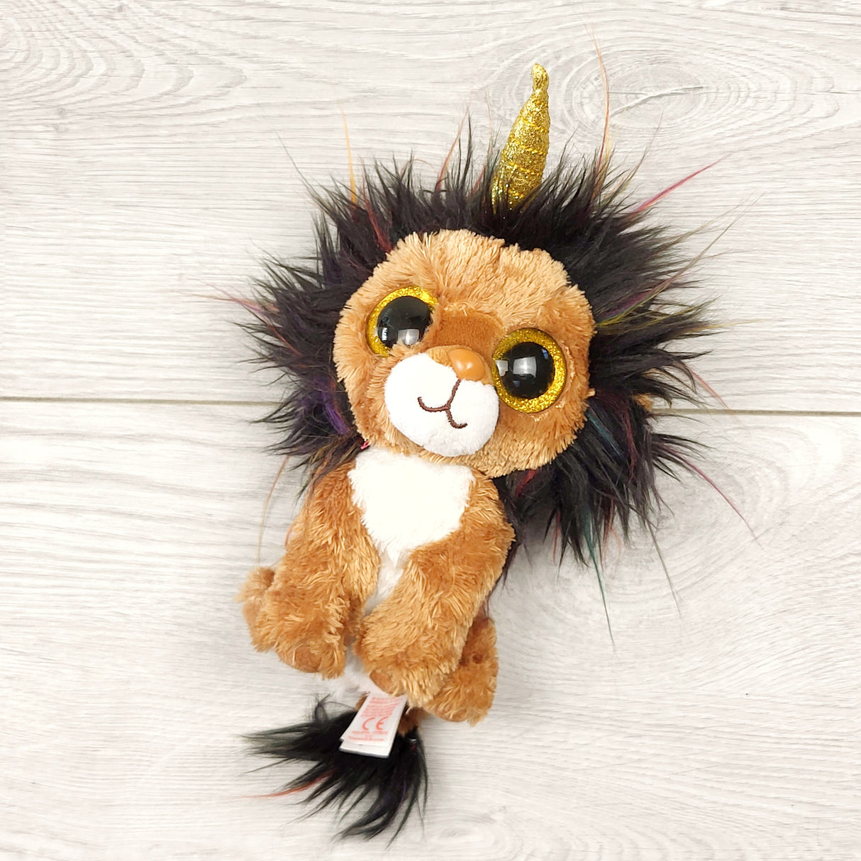 ZPXT3 - Ty lion plush.