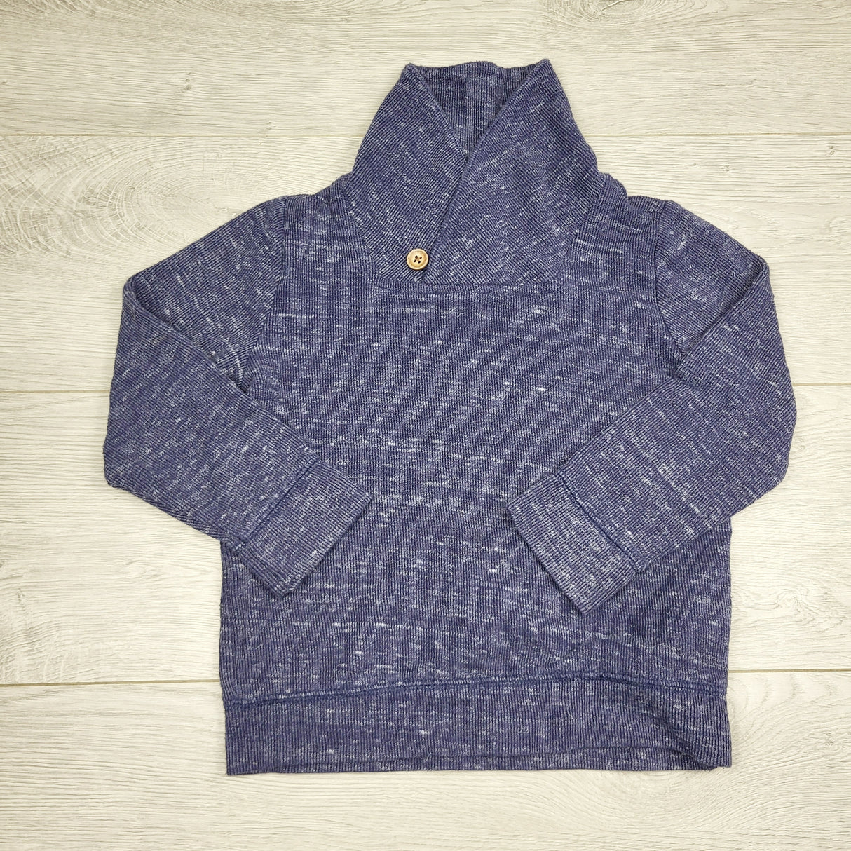 RMAZ2 - Old Navy blue marled knit pullover. Size 5T