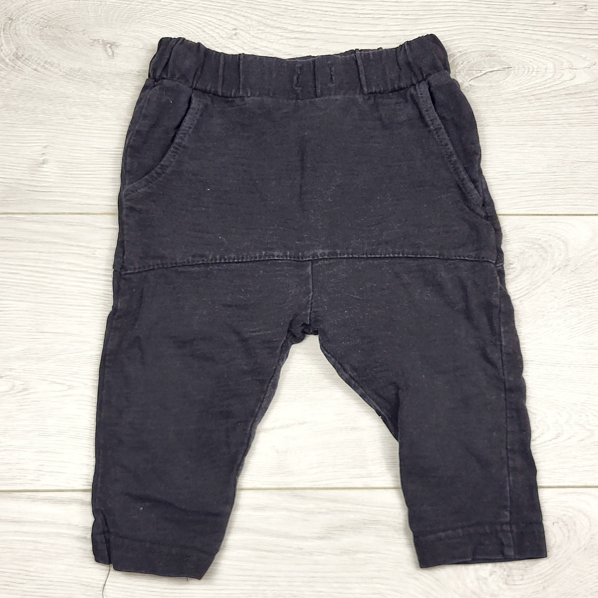 SPRCH1 - Zara black cotton pants. Size 9-12 months