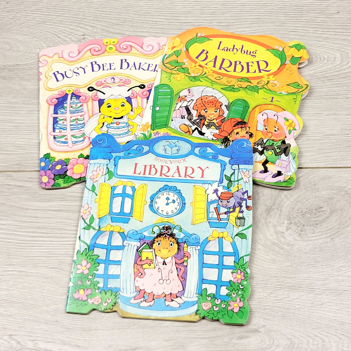 MHAN4 - Trio of soft cover Bugtown books.