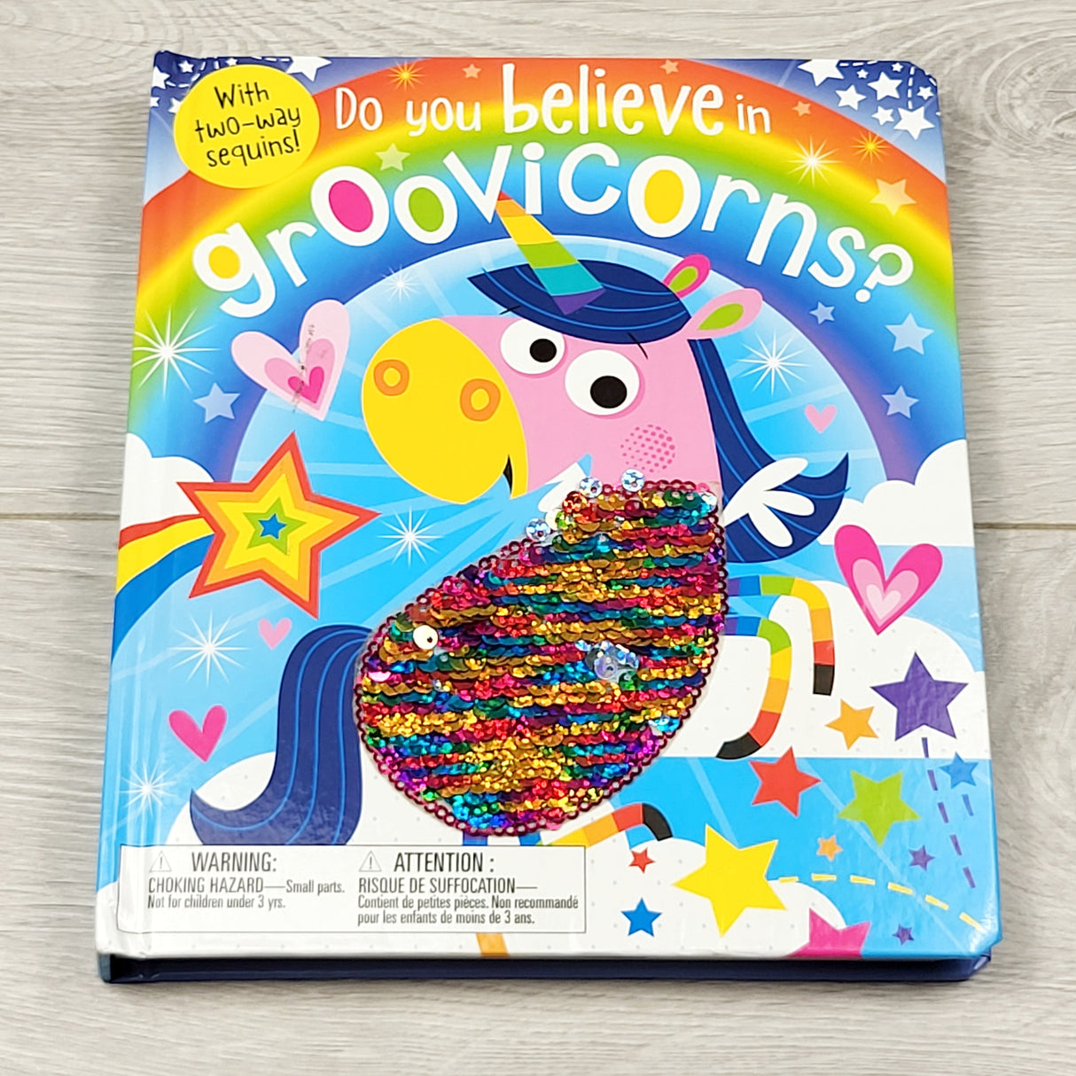 MHAN4 - Do You Believe in Groovicorns? Flip sequin board book